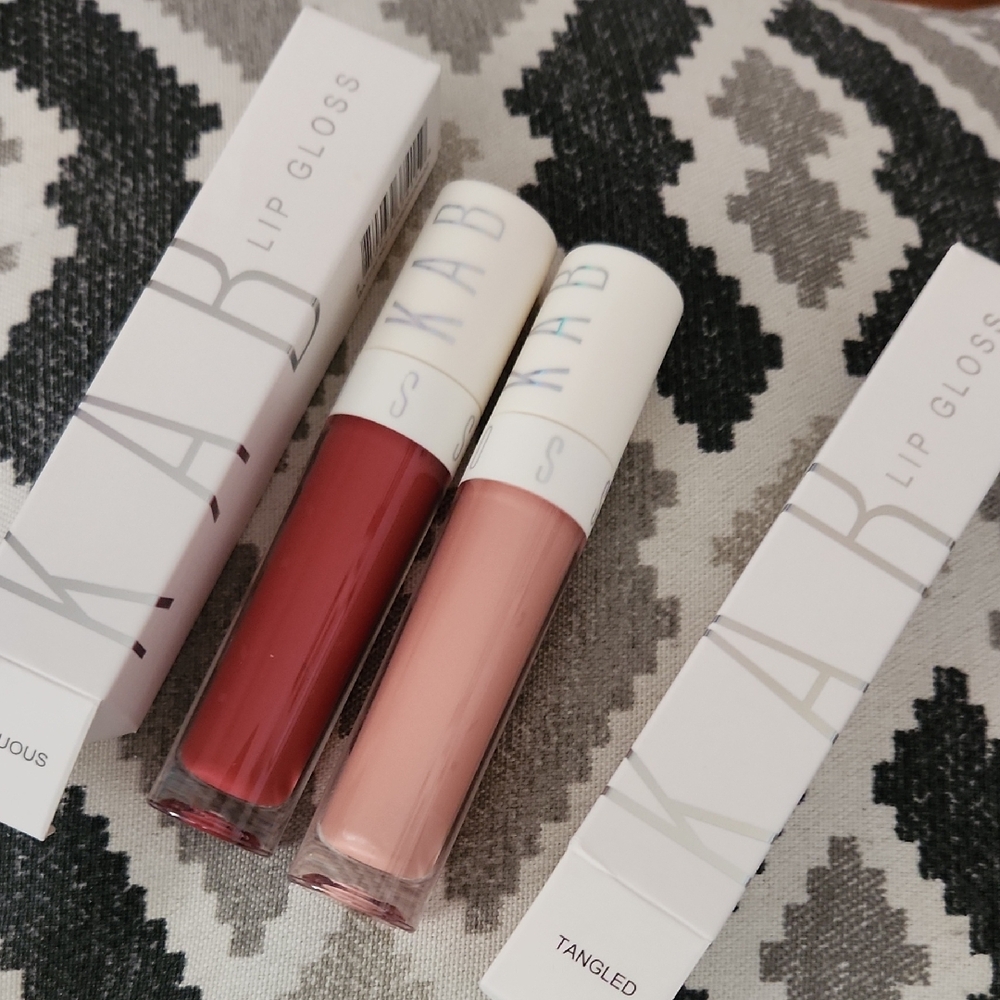 KAB Lip Gloss Set - Red and Pink Shades